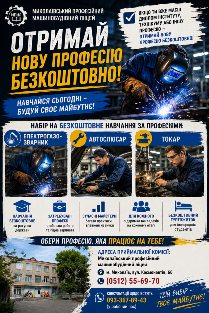 Отримай нову професію безкоштовно!