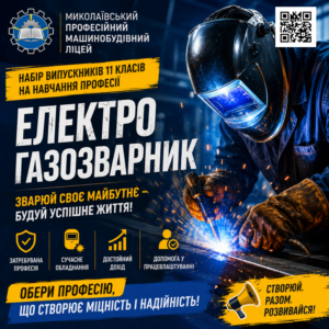 Електрогазозварник — професія сильних, затребуваних і успішних!